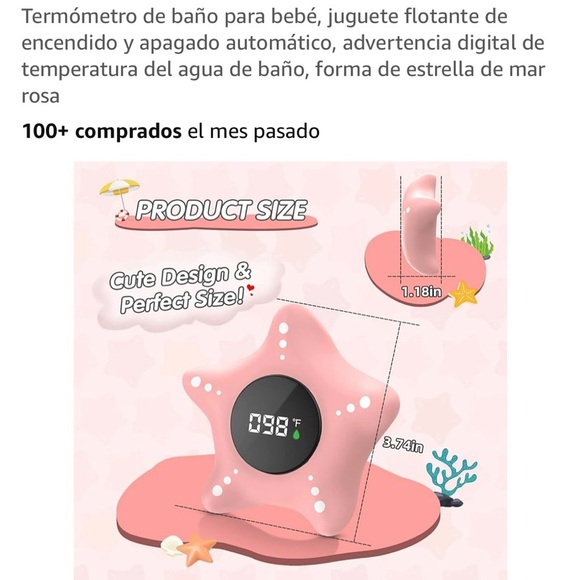 Baby Bath Thermometer - Blue and Yellow - Picture 2 of 8